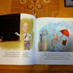 The inside of the book, showing bright, vivid illustrations